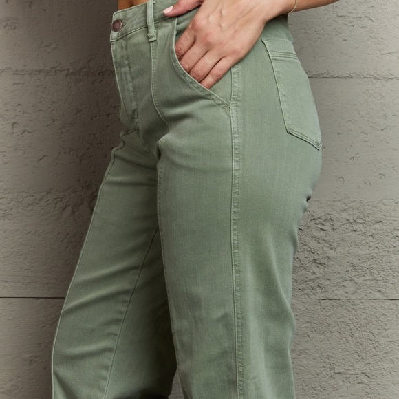 Judy Blue Full Size High Waist Straight Jeans Plus Size
